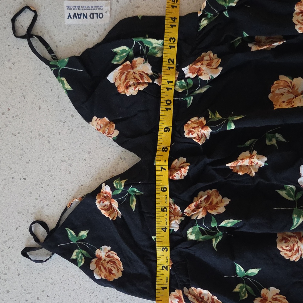Old Navy Black Floral Maxi Dress - Picture 10 of 10